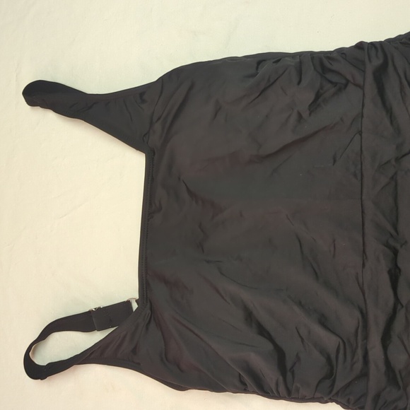 2/$25-Quintsoul One Piece - Black Side Shirred Full Coverage NWOT - Picture 6 of 12